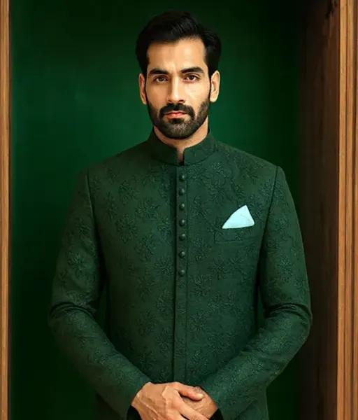 Enchanted Emerald Prince Coat Set.