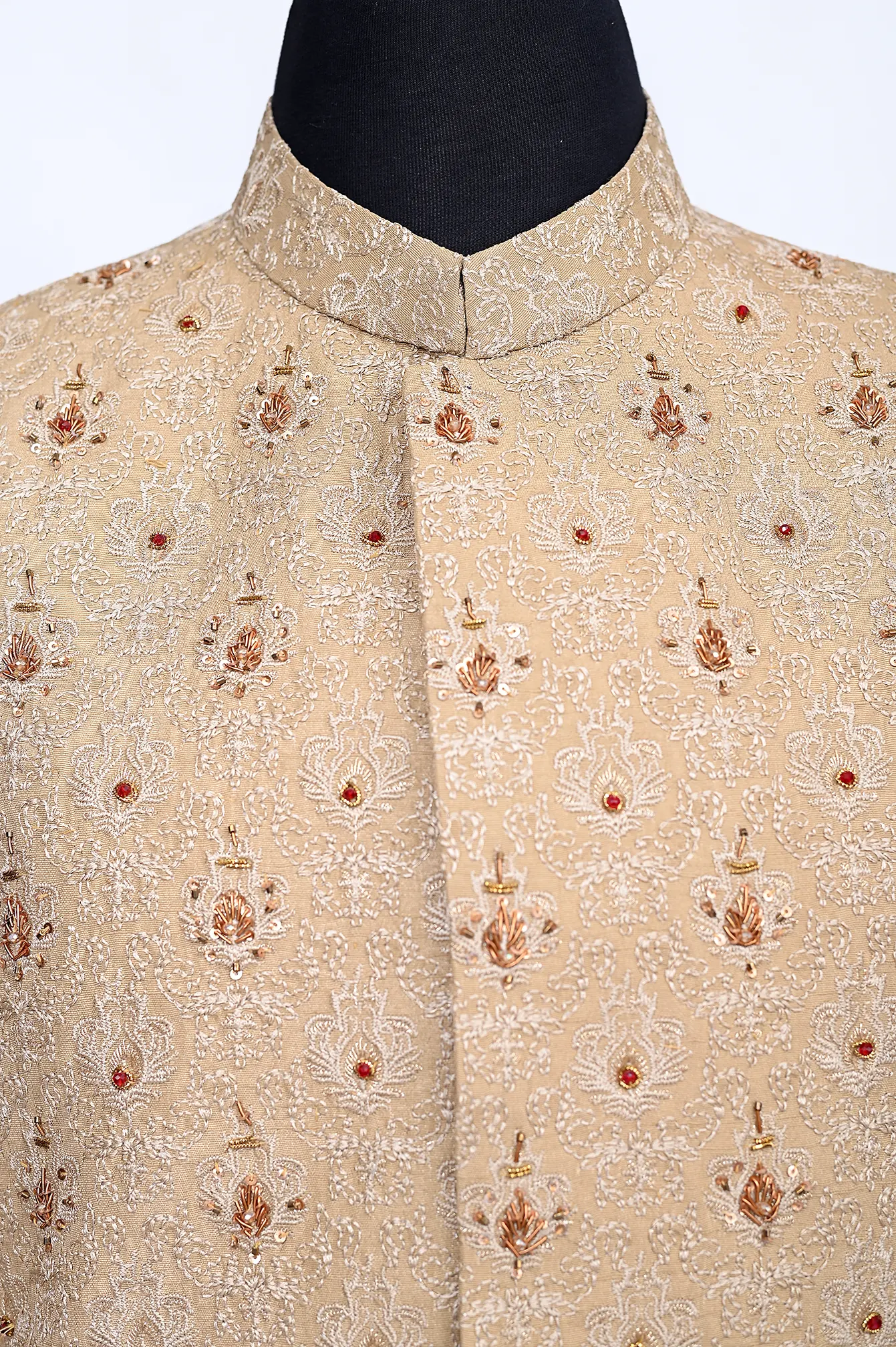 Desert Prince Brocade Sherwani - Image 3
