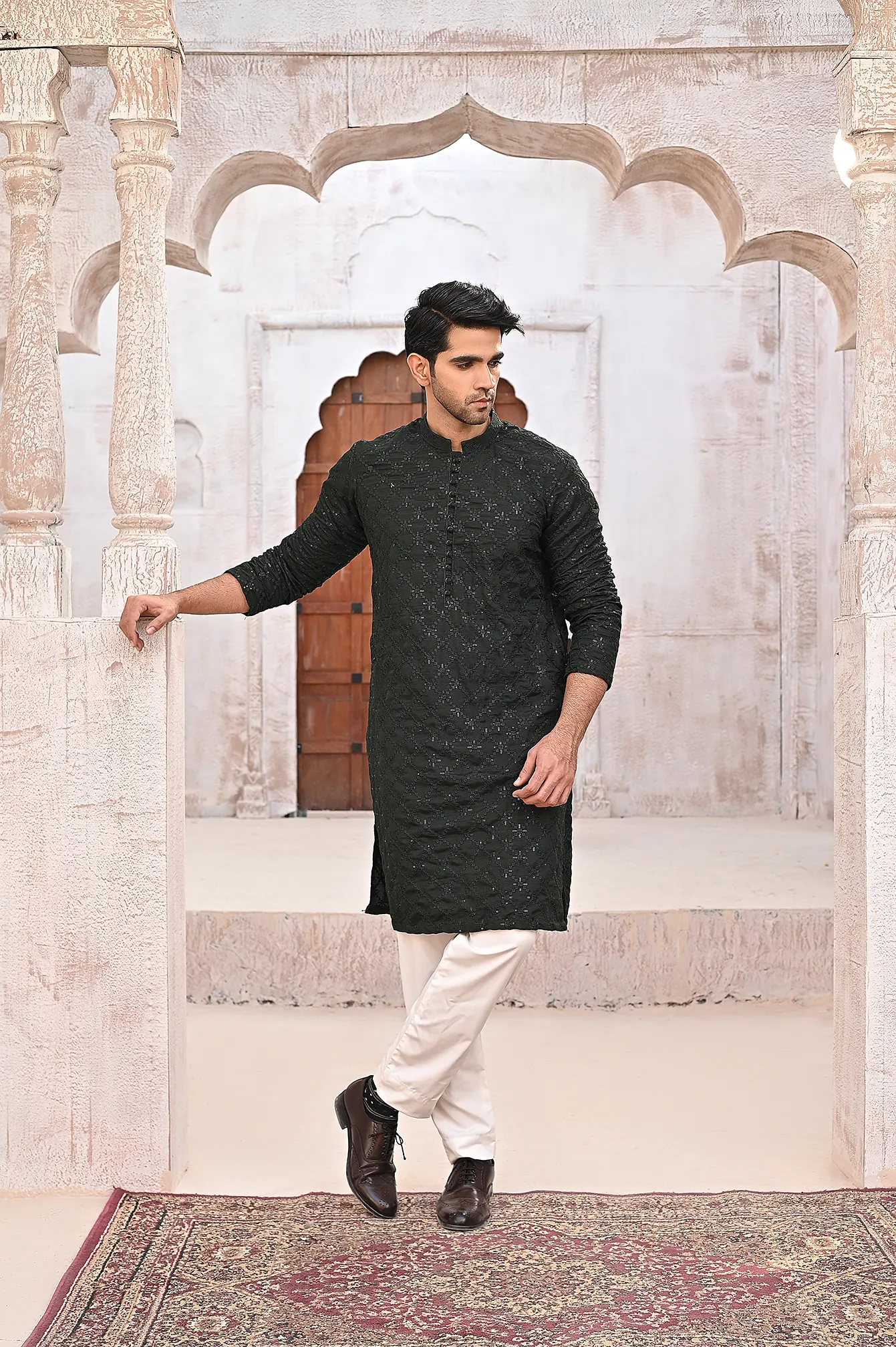 The Enchanted Emerald Prince Coat Set - Image 2